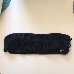 Billabong Strapless Bathing Suit Top, Black, M